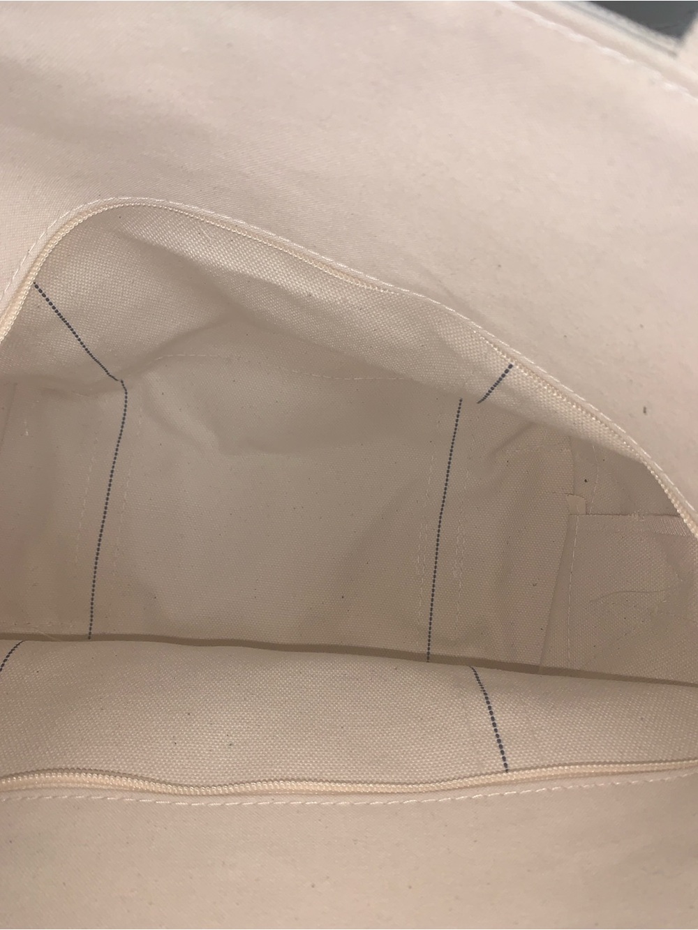 ROAMING LL Bean Cream Canvas Tote with Roaming Logo - Picture 4 of 7